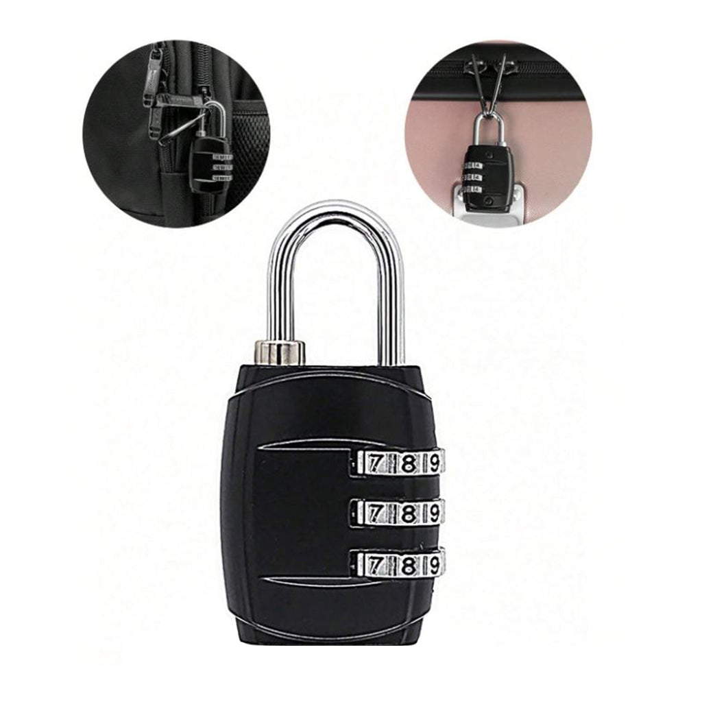 Mini Black Combination Lock