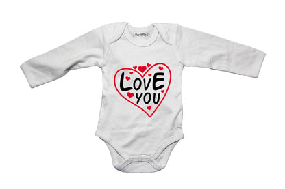 Love You - Valentine Inspired - Baby Grow