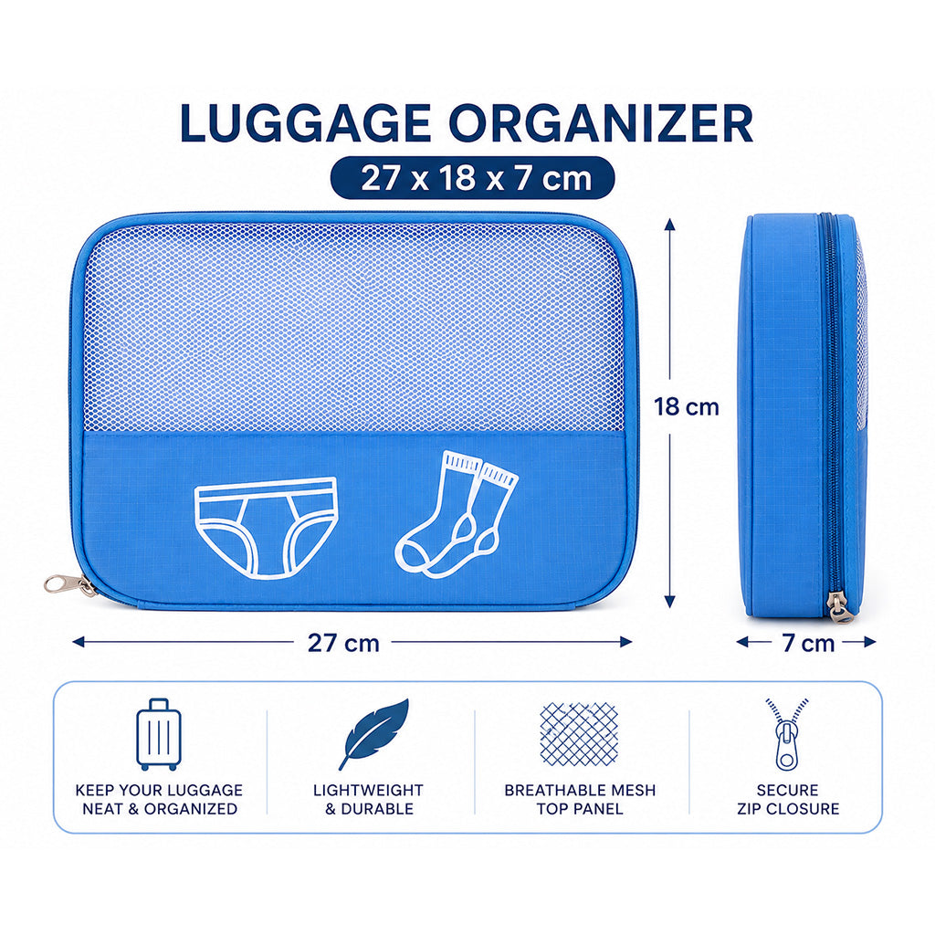 Luggage Organiser - Small (27 x 18 x 7 cm) - BuyAbility