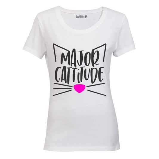 Major Cattitude - Ladies - T-Shirt