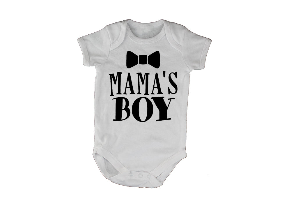 Mamas Boy - Bow Tie - Baby Grow