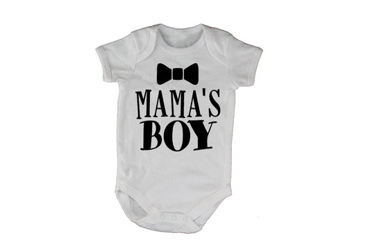Mamas Boy - Bow Tie - Baby Grow
