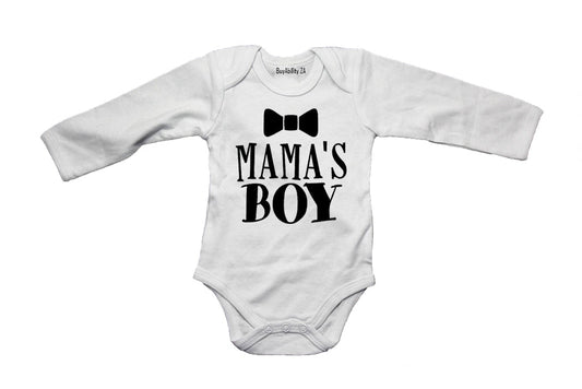 Mamas Boy - Bow Tie - Baby Grow