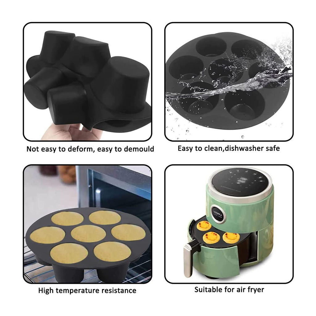 Silicone Air Fryer Cake Pan - 21cm