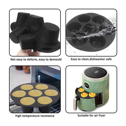Silicone Air Fryer Cake Pan - 21cm