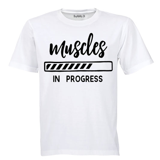 Muscles in Progress - Kids T-Shirt