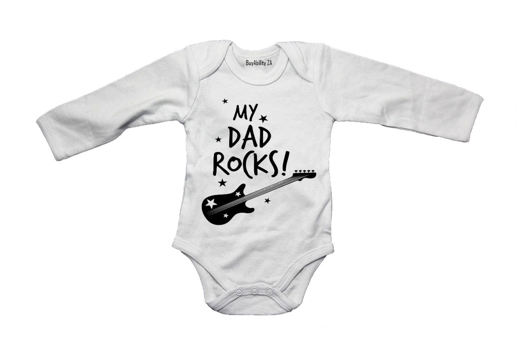 My Dad Rocks - Guitar - Baby Grow