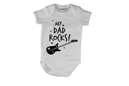 My Dad Rocks - Guitar - Baby Grow