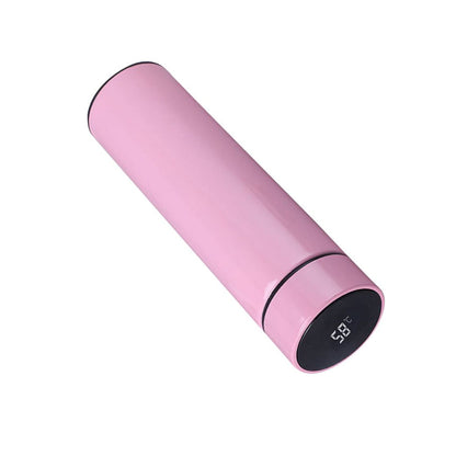 Digital Thermometer Flask - Satin Pink - 500ml