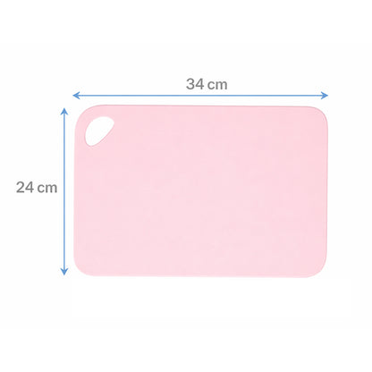 Non-Slip Flexible Kitchen Cutting Board - Pink
