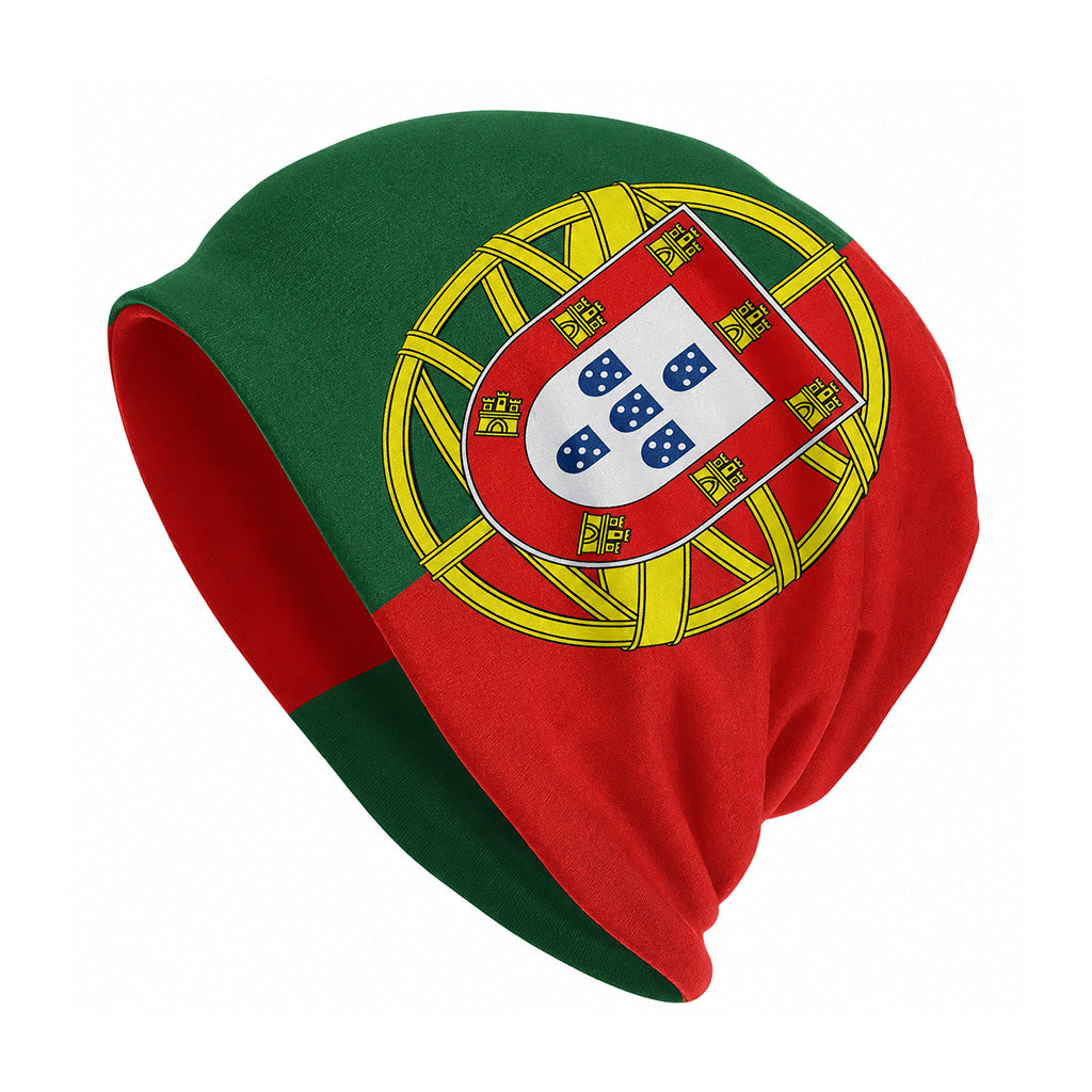 Portugal Flag Polyester Beanie Hat - BuyAbility