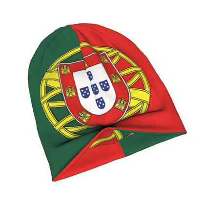 Portugal Flag Polyester Beanie Hat - BuyAbility