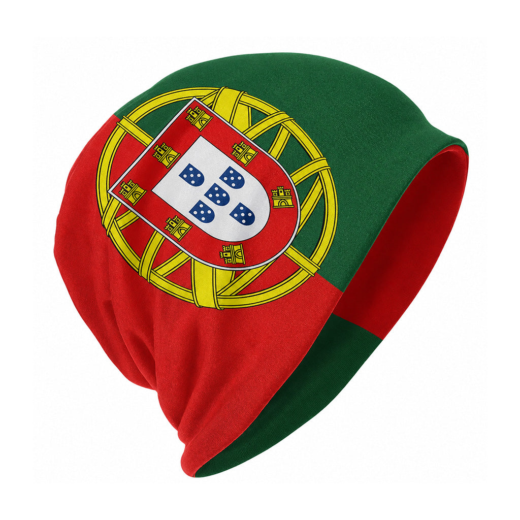 Portugal Flag Polyester Beanie Hat - BuyAbility