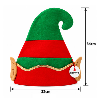 Premium Christmas Elf Hat with Ears