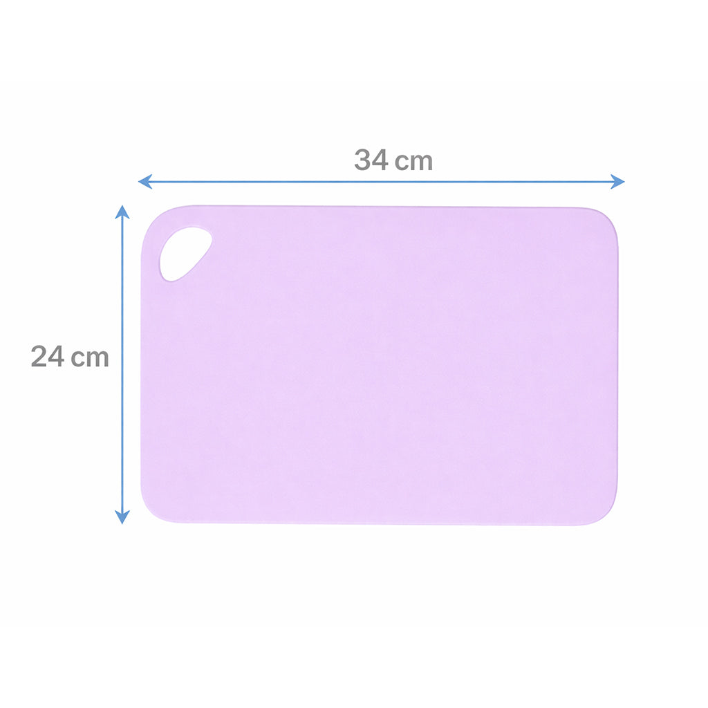 Non-Slip Flexible Kitchen Cutting Board - Purple