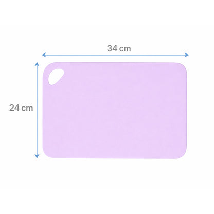 Non-Slip Flexible Kitchen Cutting Board - Purple