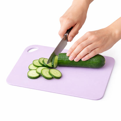 Non-Slip Flexible Kitchen Cutting Board - Purple