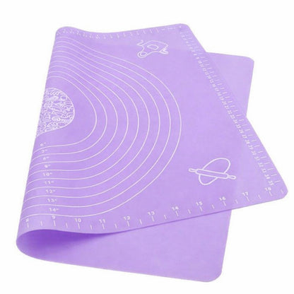 Purple Silicone Baking & Dough Rolling Mat - BuyAbility