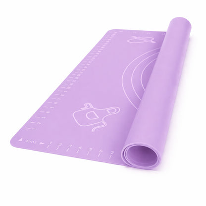 Purple Silicone Baking & Dough Rolling Mat - BuyAbility