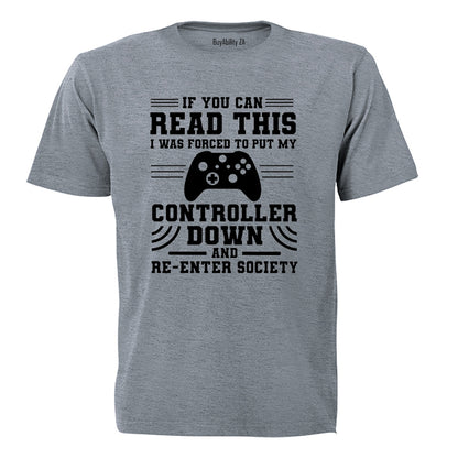 Re-Enter Society GAMER - Kids T-Shirt - BuyAbility South Africa
