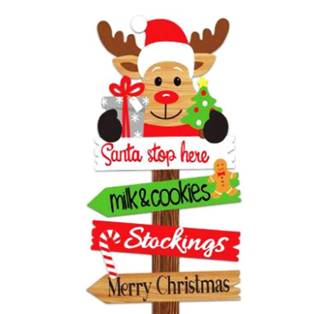 Reindeer - Standing Wooden Christmas Decoration