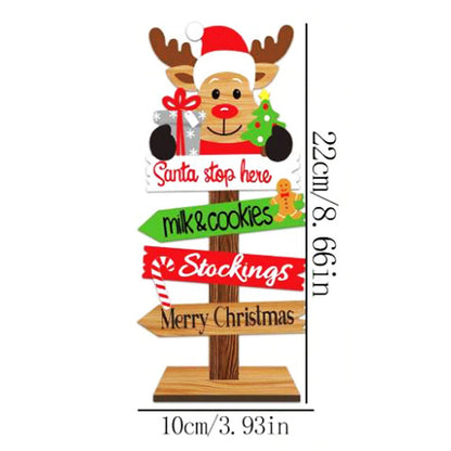 Reindeer - Standing Wooden Christmas Decoration