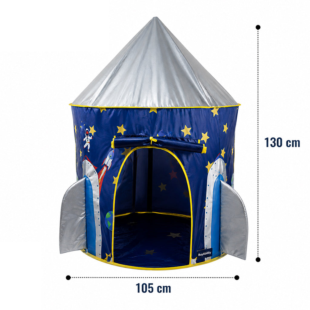 Kids Space Rocket Play Tent