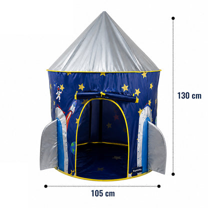 Kids Space Rocket Play Tent