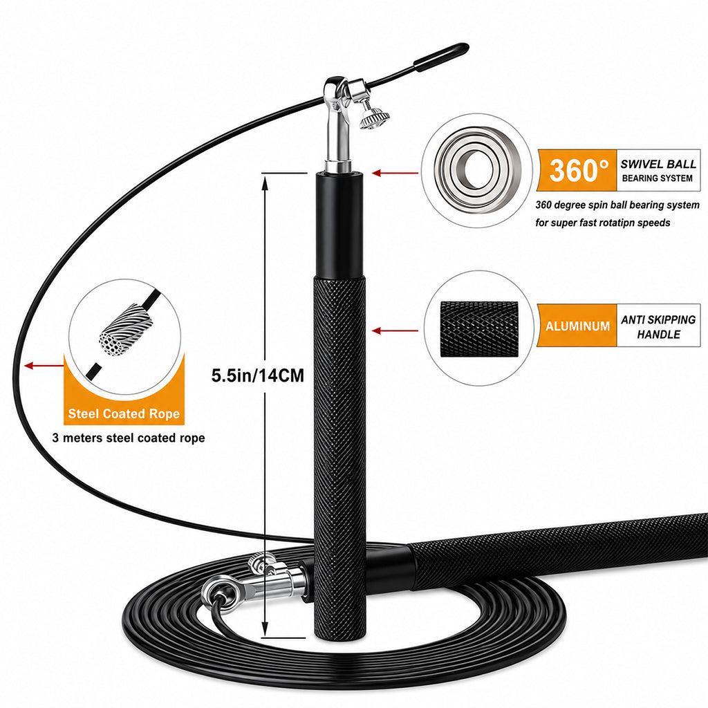 Adjustable High-Speed Speed Skipping Rope