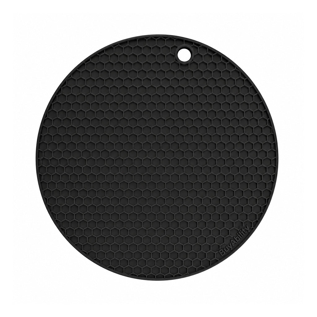 7-Inch Round Silicone Heat-Resistant Trivet Mat