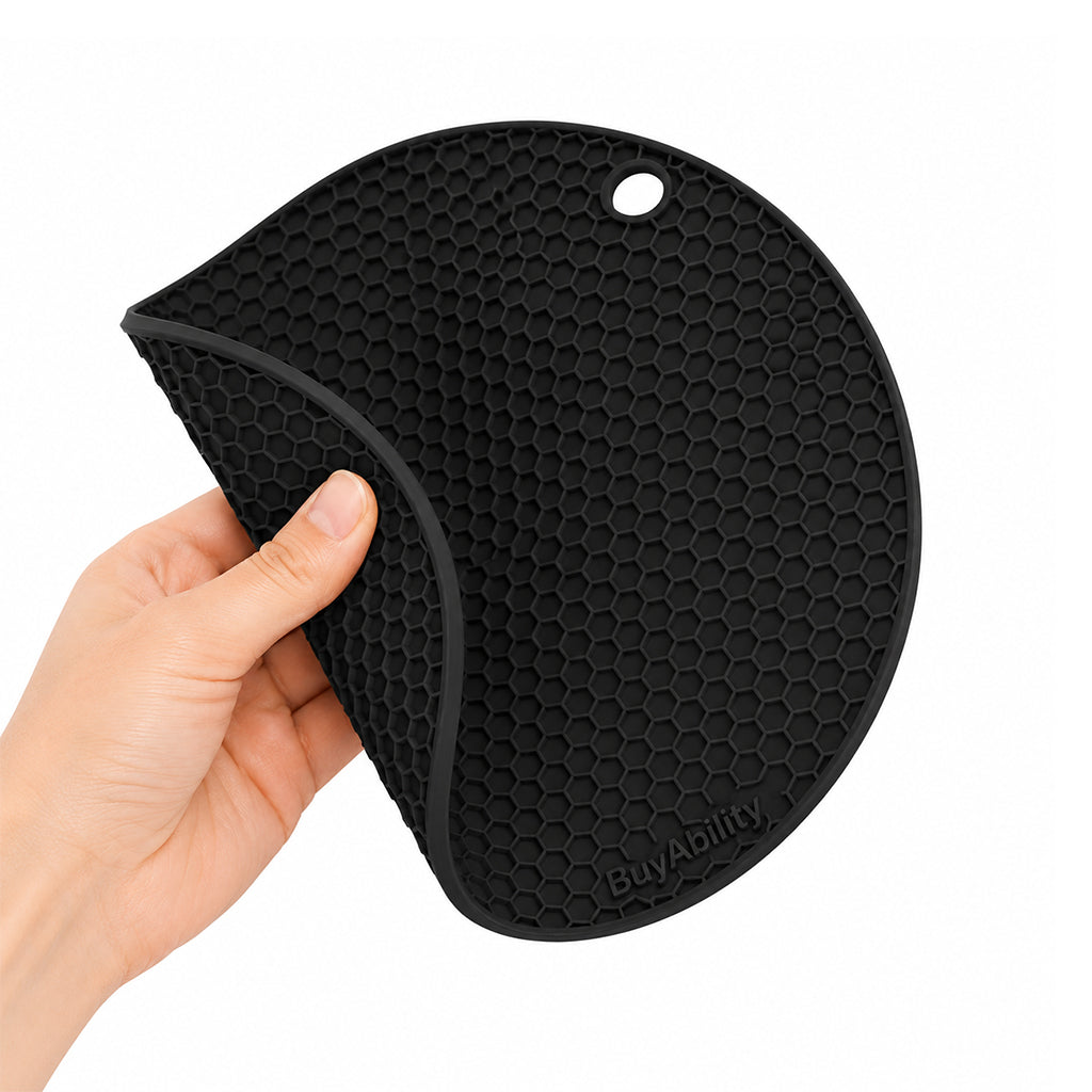 7-Inch Round Silicone Heat-Resistant Trivet Mat