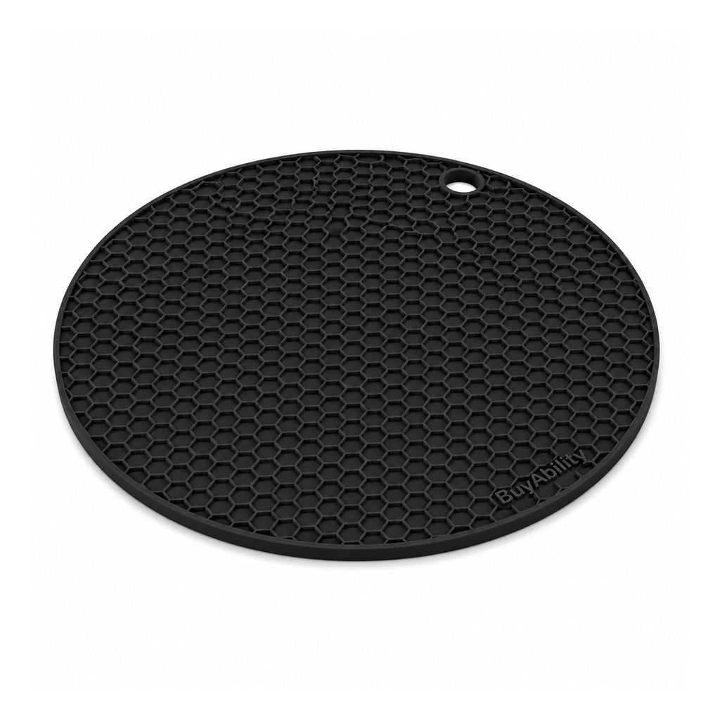 7-Inch Round Silicone Heat-Resistant Trivet Mat