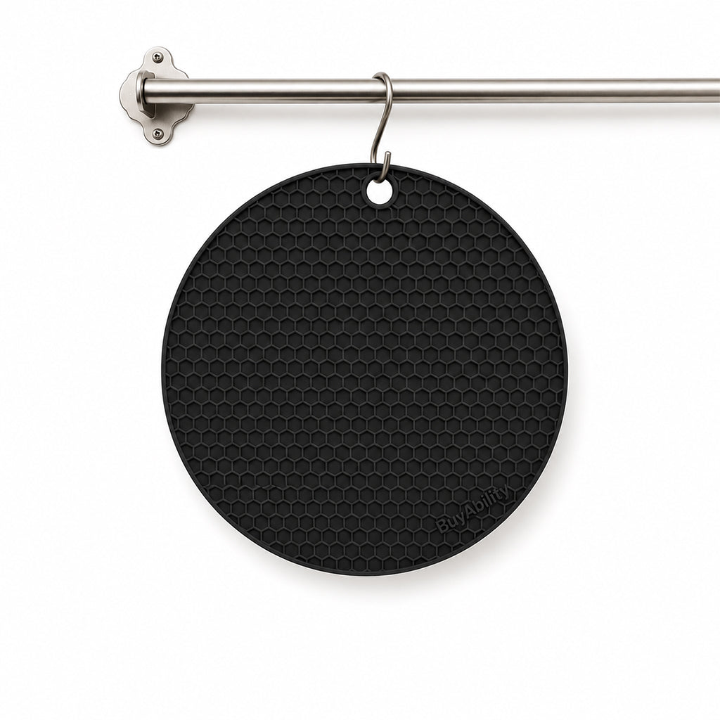7-Inch Round Silicone Heat-Resistant Trivet Mat
