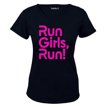 Run Girls, Run! - Ladies - T-Shirt