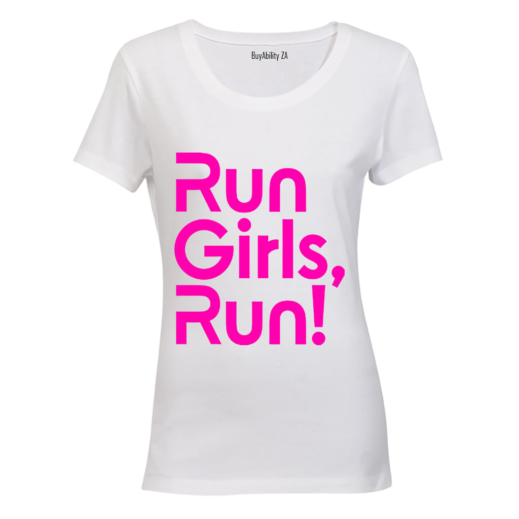 Run Girls, Run! - Ladies - T-Shirt