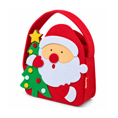 Santa Claus Christmas Felt Gift Bag