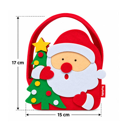 Santa Claus Christmas Felt Gift Bag