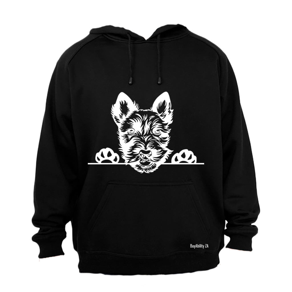 Scottish Terrier - Peeking Dog - Hoodie