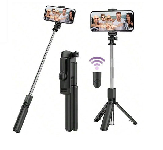 Selfie Stick Tripod With Wireless Remote Control