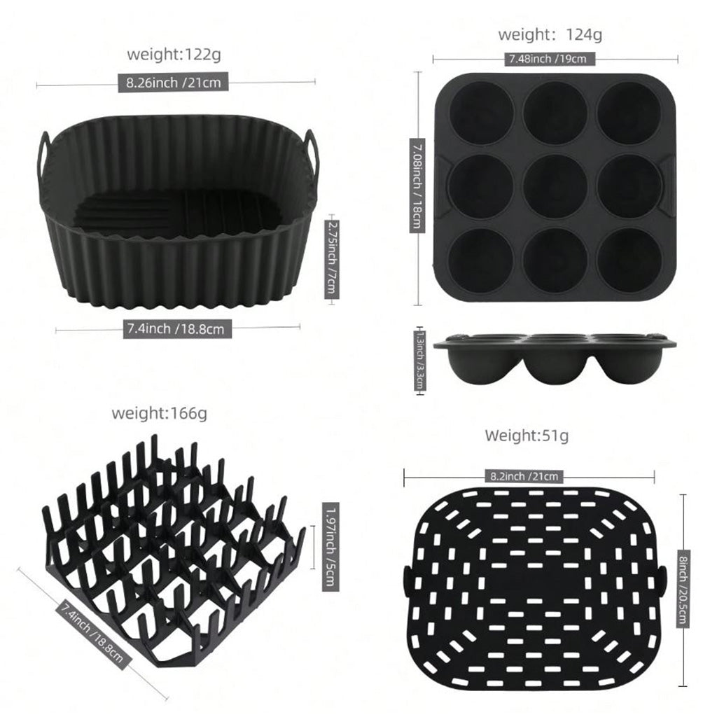 Silicone Air Fryer Silicone Accessories Set
