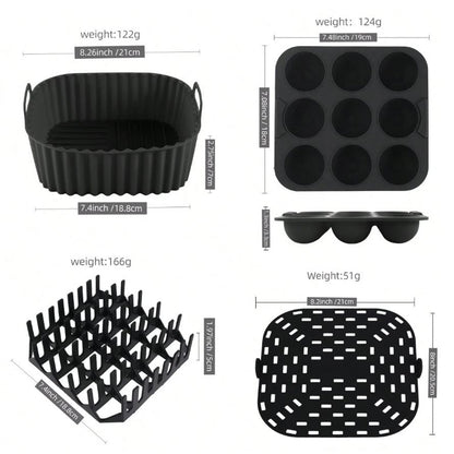 Silicone Air Fryer Silicone Accessories Set