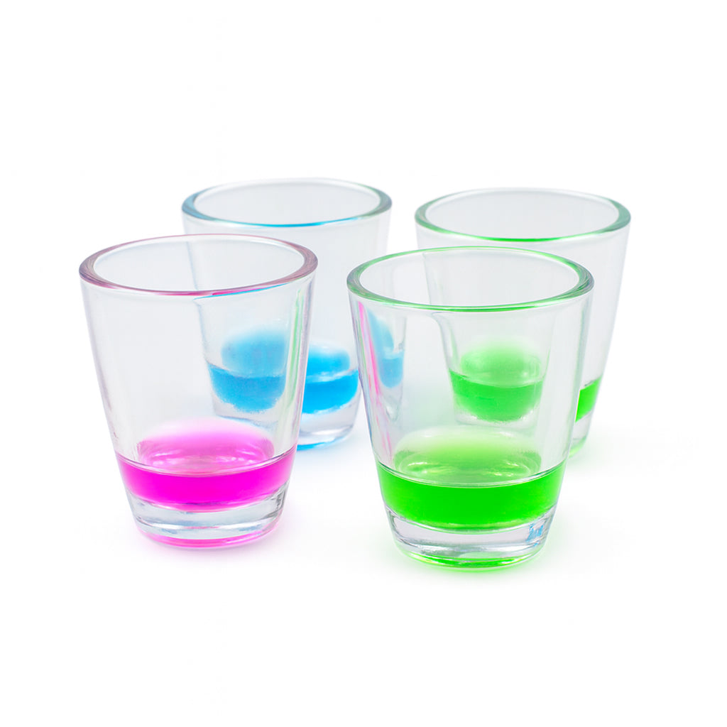 Neon Base Shot Glass Set - 6-Pack - BuyAbility