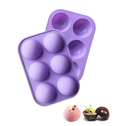 Purple Sphere Silicone Mould Set
