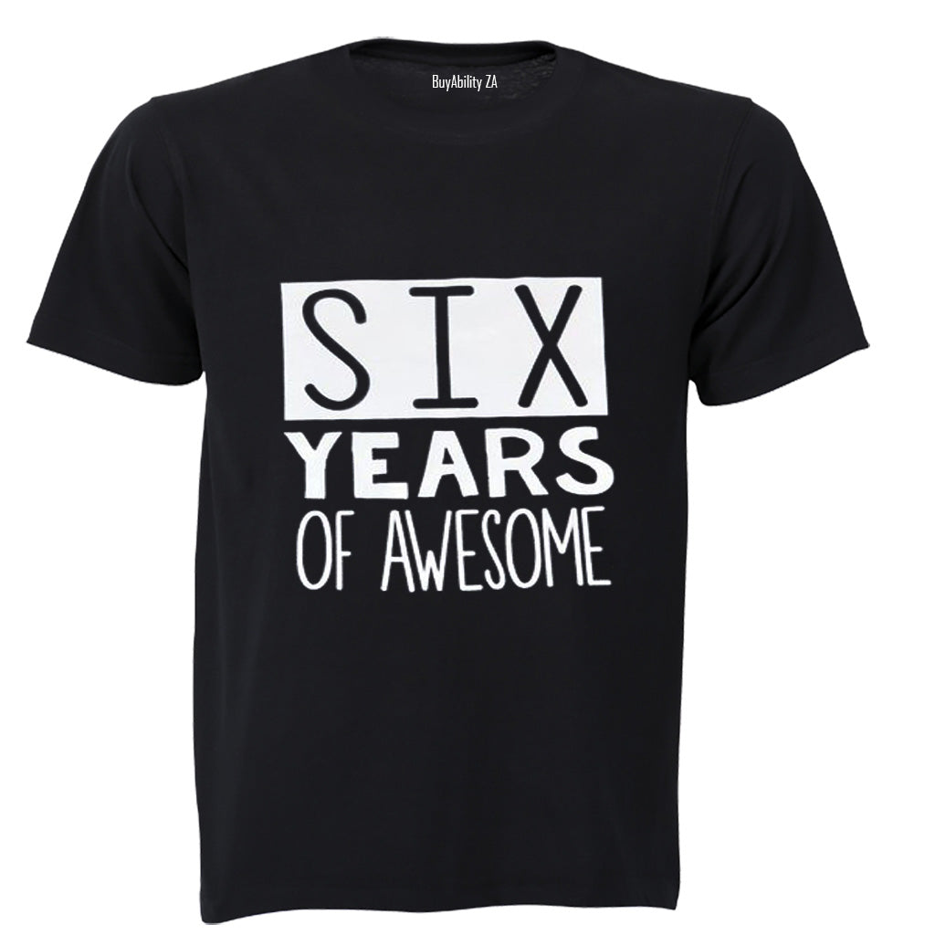 Six Years of Awesome - Kids T-Shirt