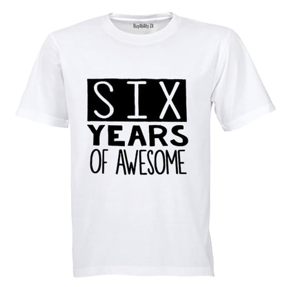 Six Years of Awesome - Kids T-Shirt
