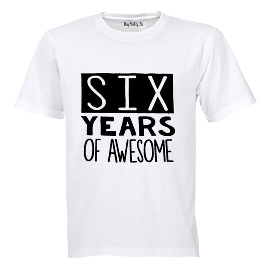 Six Years of Awesome - Kids T-Shirt