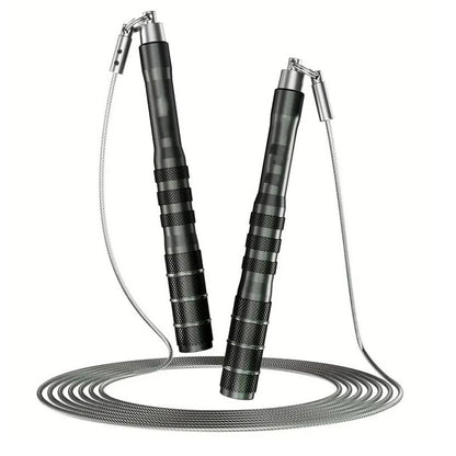 Speed Skipping Rope - Aluminum Alloy Handles with Double Bearings