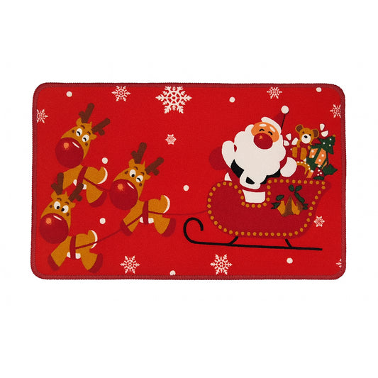 Christmas Santa Sleigh Doormat