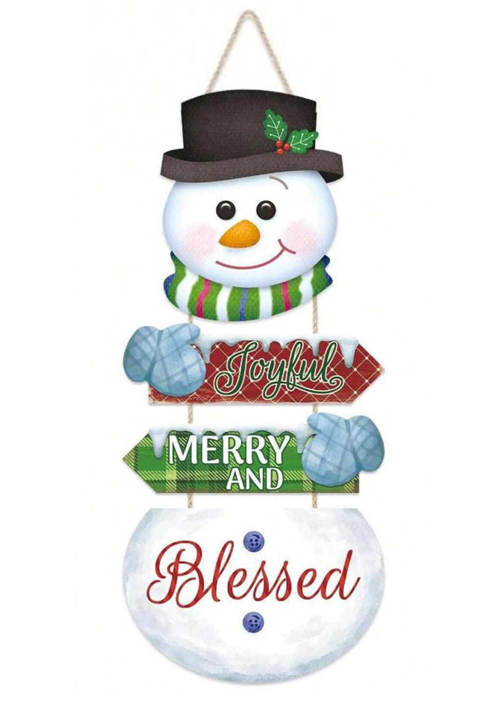 Large Snowman Hanging Decoration - BuyAbility