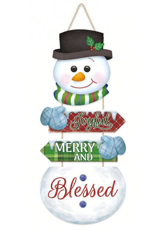 Large Snowman Hanging Decoration - BuyAbility